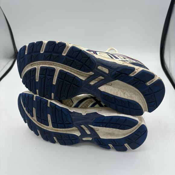 Asics Sneakers Mens Size 6.5 Sportstyle Gel-Kayano 20 Creme Deep Marine Running - Picture 10 of 10
